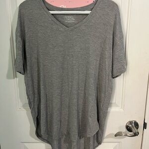 2 NWOT Time and Tru Shirts Gray and Teal